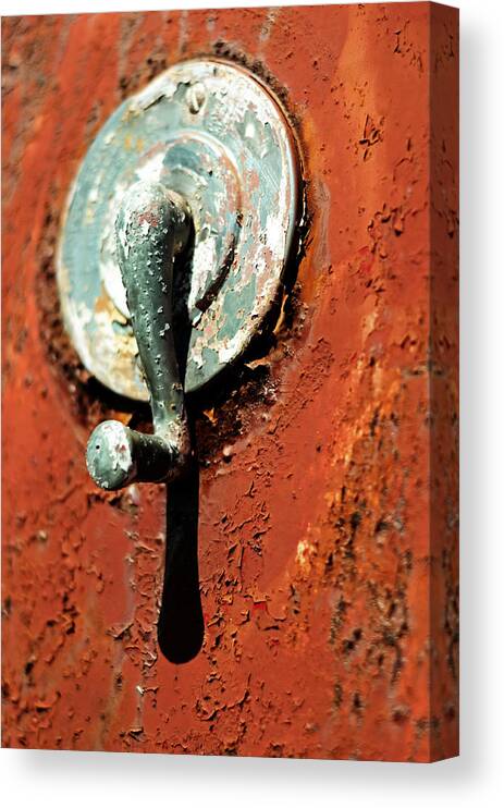 Rust Canvas Print featuring the photograph Last Man Standing by Rebecca Sherman