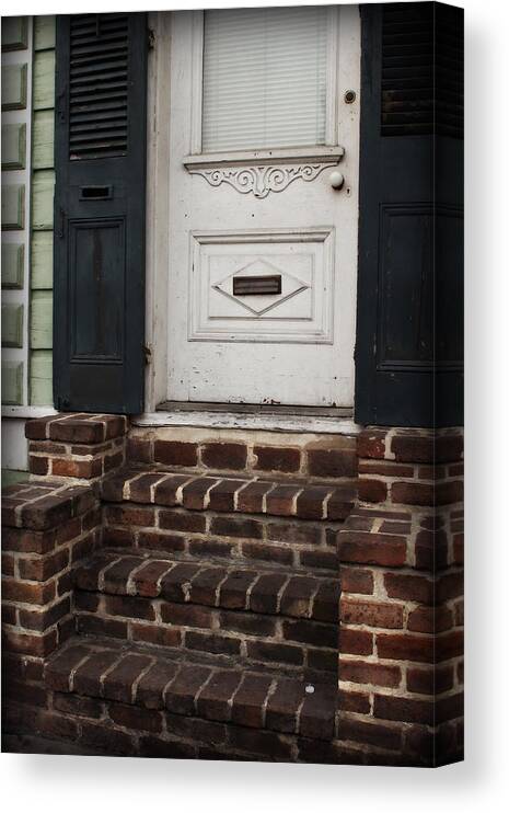 Mail Slot Canvas Print featuring the photograph Mail Slot by Beth Vincent