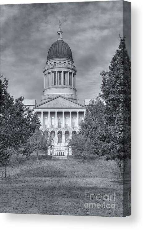 Clarence Holmes Canvas Print featuring the photograph Maine State House II by Clarence Holmes