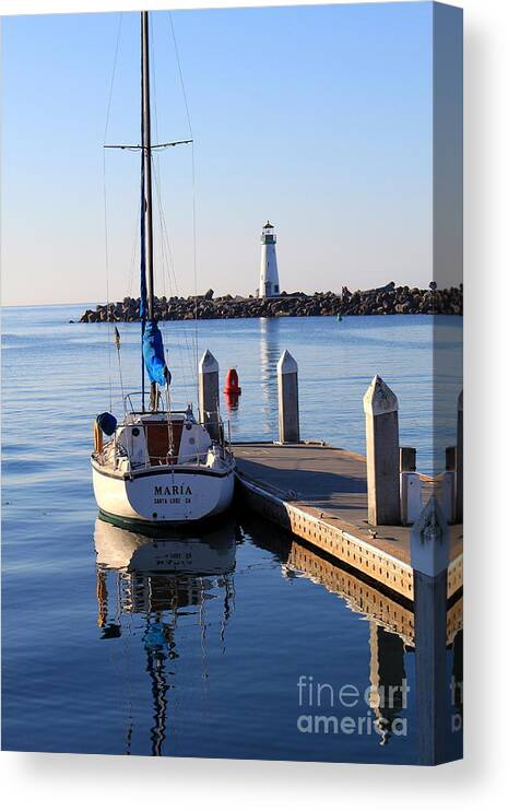 Boat Canvas Print featuring the photograph Maria by Theresa Ramos-DuVon