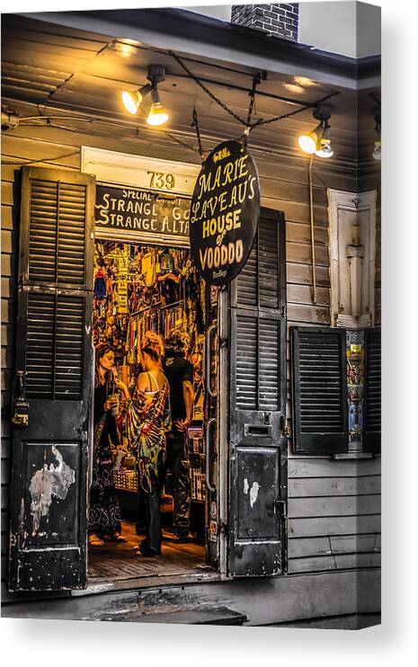 Boutique Canvas Print featuring the photograph Marie Laveau's House of Voodoo by Chris Smith