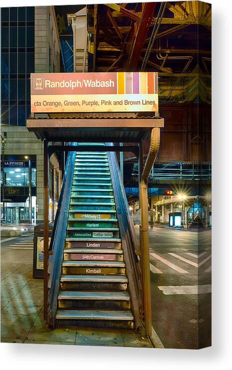 54th Canvas Print featuring the photograph Mass Transit by Sebastian Musial