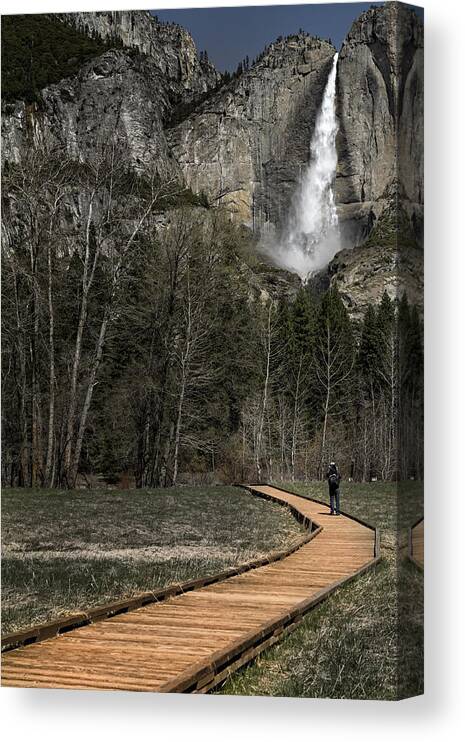 California Canvas Print featuring the photograph Memories of Yosemite by Eduard Moldoveanu