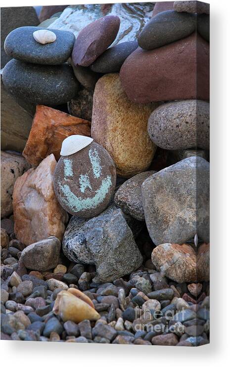Rockes Canvas Print featuring the photograph Memories by Suzanne Oesterling