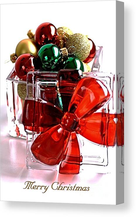 Merry Christmas Canvas Print featuring the photograph Merry Christmas by Joy Watson