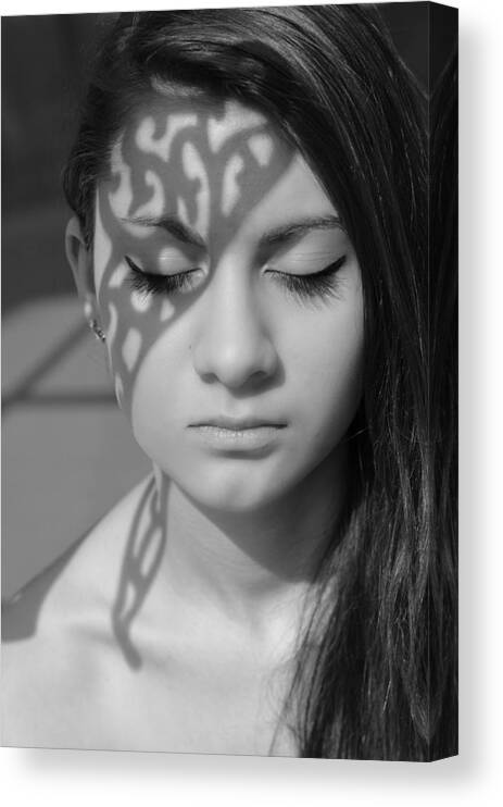 Portraits Canvas Print featuring the photograph Metamorphosis by Laura Fasulo
