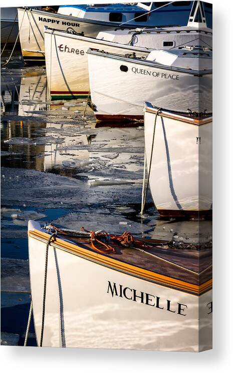 Maine Canvas Print featuring the photograph Michelle by Jeff Sinon