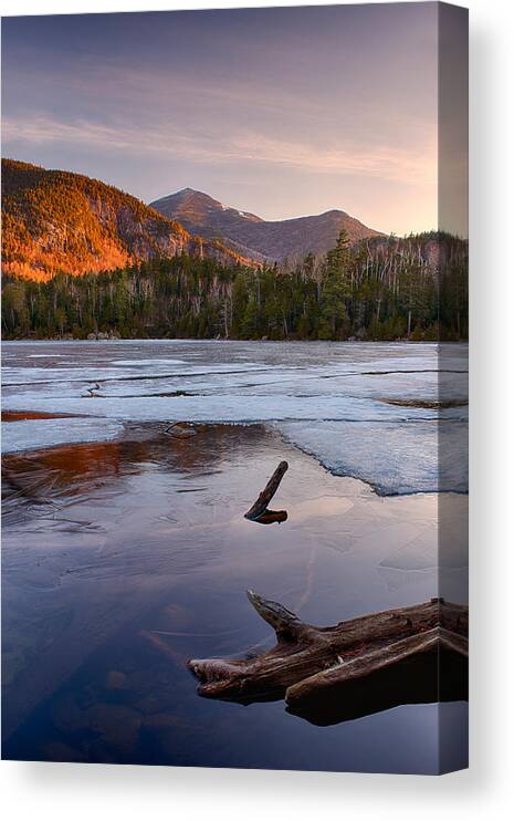 Photography Canvas Print featuring the photograph Morning Light On Whiteface Mountain by Panoramic Images