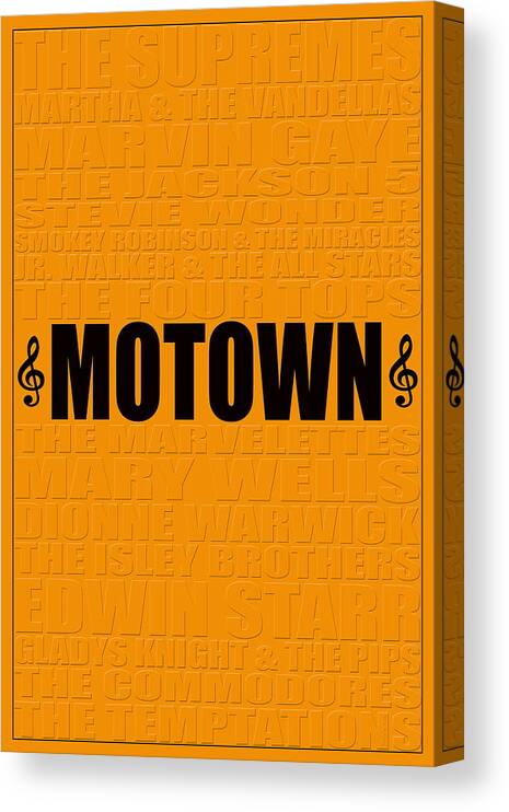 Motown Canvas Print featuring the photograph Motown by Andrew Fare