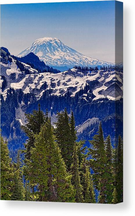 Mt Adams Canvas Print featuring the photograph Mt Adams by Ken Stanback