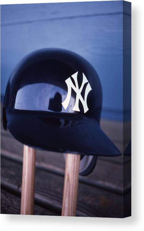 New York Yankees Batting Helmet Canvas Print / Canvas Art by Retro