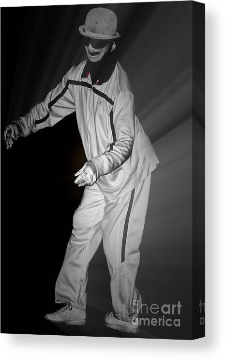 Mime Canvas Print featuring the photograph Night Moves V2 by Douglas Barnard