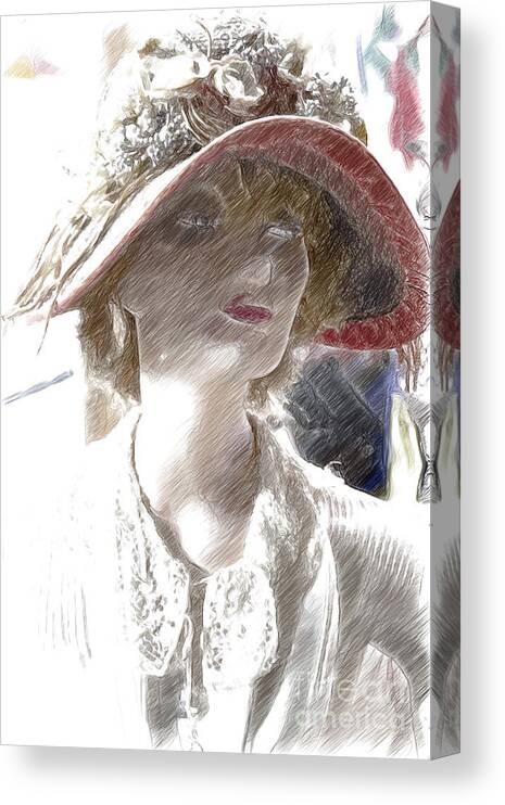 Mannequin Canvas Print featuring the photograph Nostalgic Style by Heiko Koehrer-Wagner