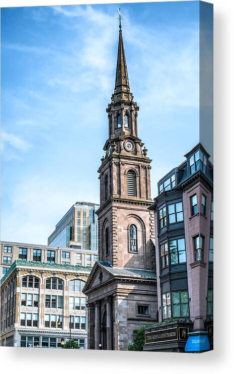 Old Boston Canvas Print featuring the photograph Old Boston by Klm Studioline