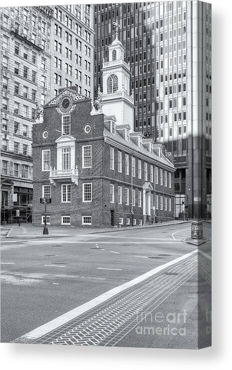 Clarence Holmes Canvas Print featuring the photograph Old State House VI by Clarence Holmes