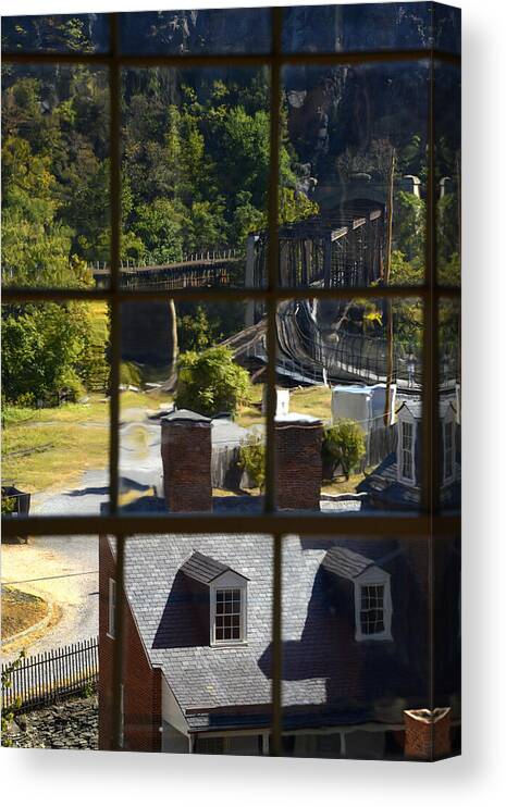 Harpers Ferry Canvas Print featuring the photograph Out Our Window by Paul W Faust - Impressions of Light