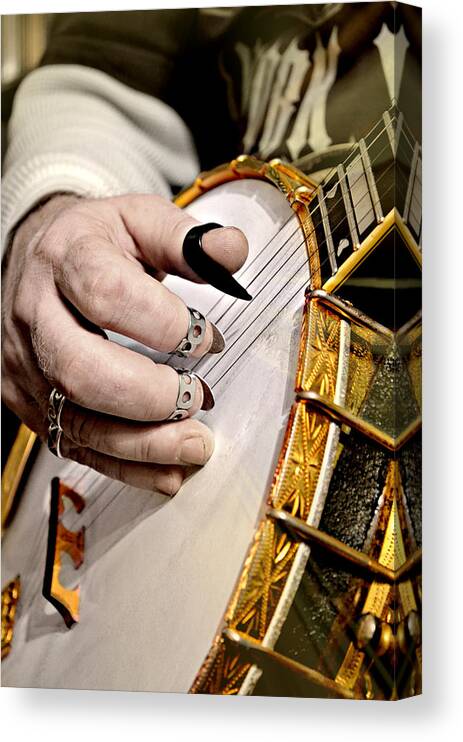 Paddle Faster I Hear Banjo Music Canvas Print featuring the photograph Paddle Faster by Ally White