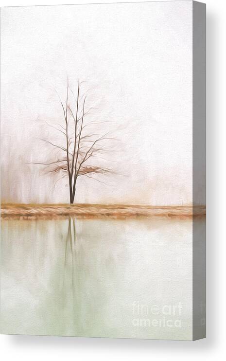 Fall Canvas Print featuring the photograph Peacefulness by Lori Dobbs