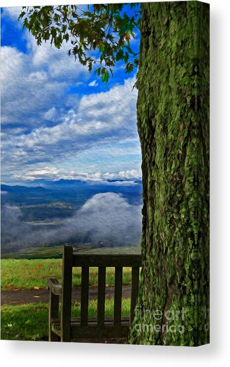 Autumn Canvas Print featuring the photograph Perfect Spot by Dawn Gari