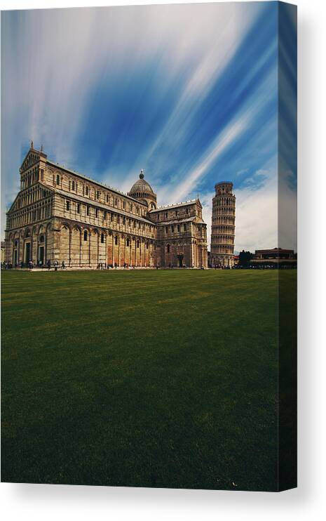 Tranquility Canvas Print featuring the photograph Pisa by Jurjen Harmsma Photography