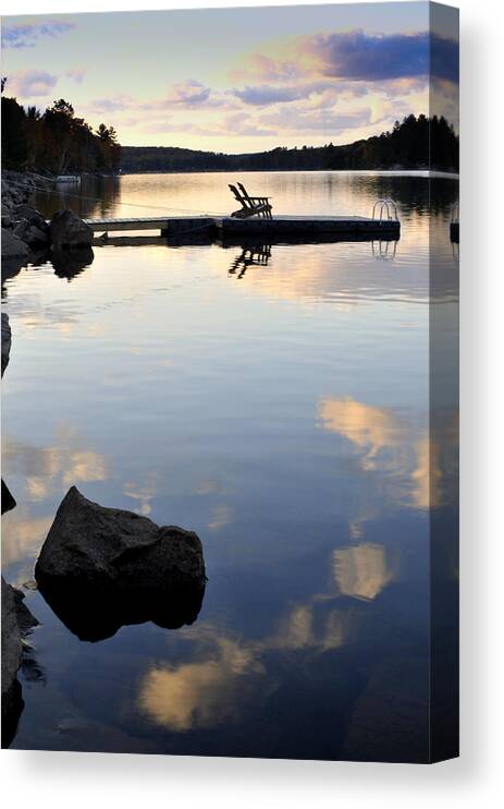 Water Canvas Print featuring the photograph Place to relax by Douglas Pike