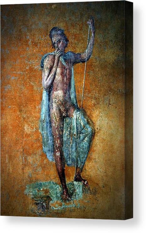 Italy Canvas Print featuring the photograph Pompeii Wall Art by Henry Kowalski