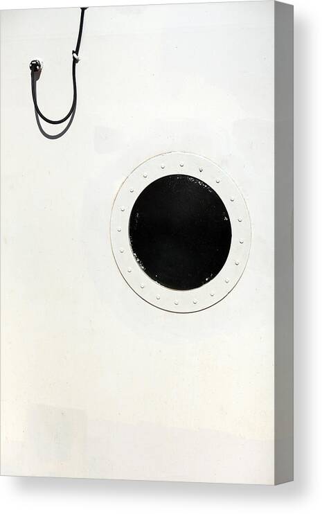 Porthole Canvas Print featuring the photograph Porthole by Karol Livote