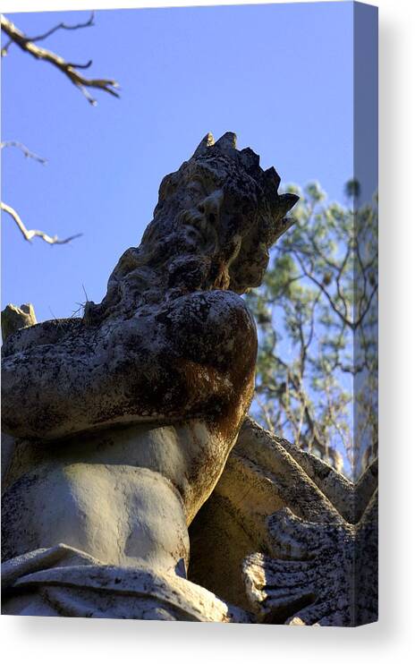 Poseidon Canvas Print featuring the photograph Poseidon by Laurie Perry