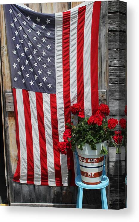Michigan Canvas Print featuring the photograph Postcard From Fishtown by William Rockwell