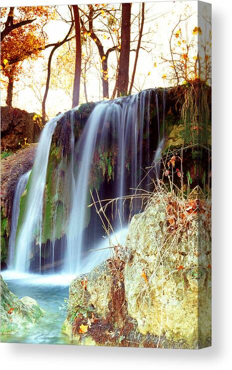 Oklahoma Canvas Print featuring the photograph Price Falls 5 of 5 by Jason Politte