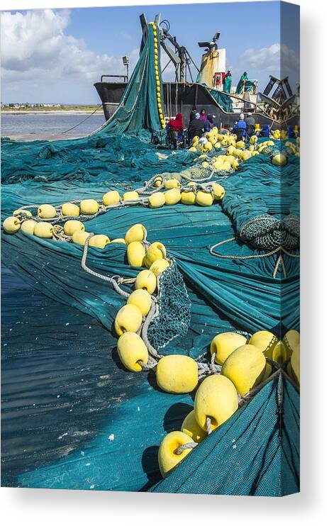 Purse seine fishing net Canvas Print / Canvas Art by Science Photo Library  - Fine Art America