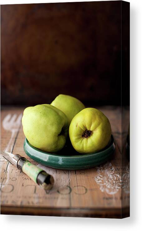 Newtown Canvas Print featuring the photograph Quince by Yelena Strokin