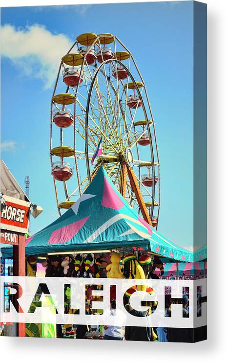 Wright Canvas Print featuring the photograph Raleigh At The State Fair by Paulette B Wright