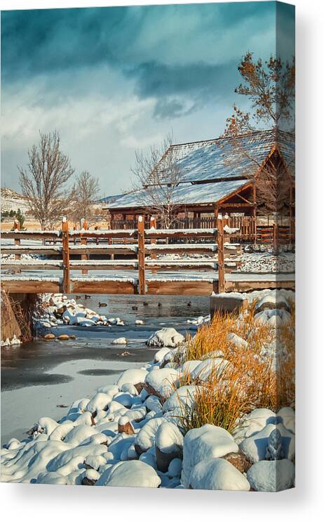 Reno Nevada Canvas Print featuring the photograph Rancho San Rafael Pavilion by Janis Knight