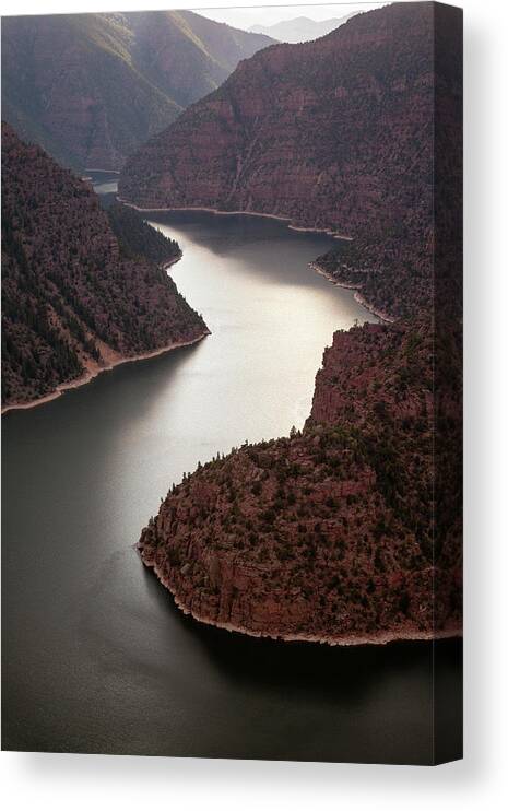 Tranquility Canvas Print featuring the photograph Red Canyon by Adrian Studer