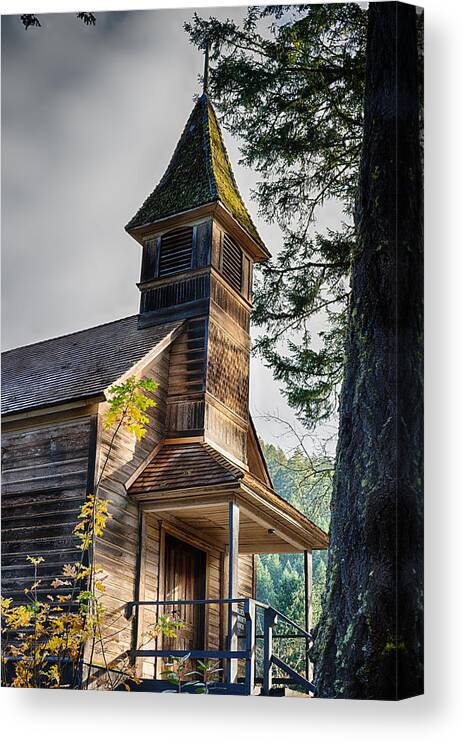 Building Canvas Print featuring the photograph Rememberance of Things Past by Betty Depee