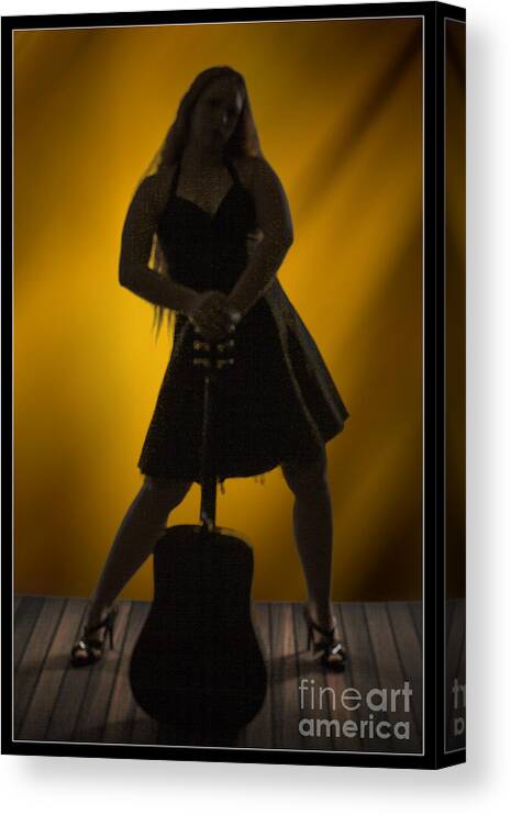 Singer Canvas Print featuring the photograph Resting on Stage 1006.02 by M K Miller