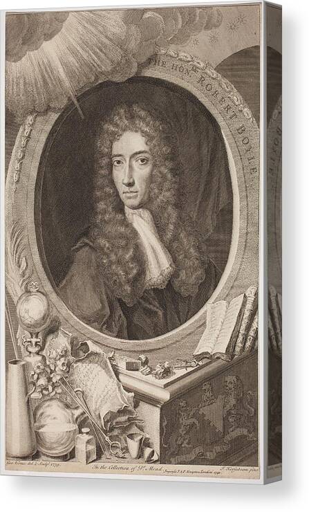 Artwork Canvas Print featuring the photograph Robert Boyle by Paul D Stewart