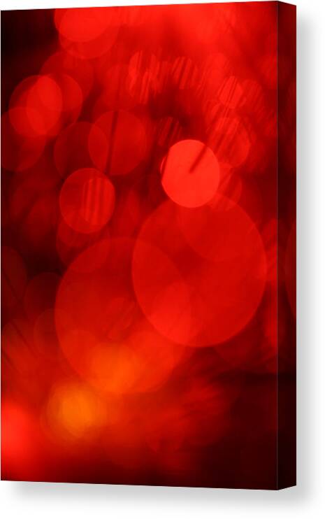 Abstract Canvas Print featuring the photograph Ruby Tuesday by Dazzle Zazz