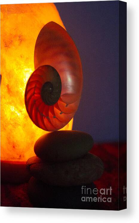 Spiral Canvas Print featuring the photograph Sacred Spiral 3 by Jeanette French