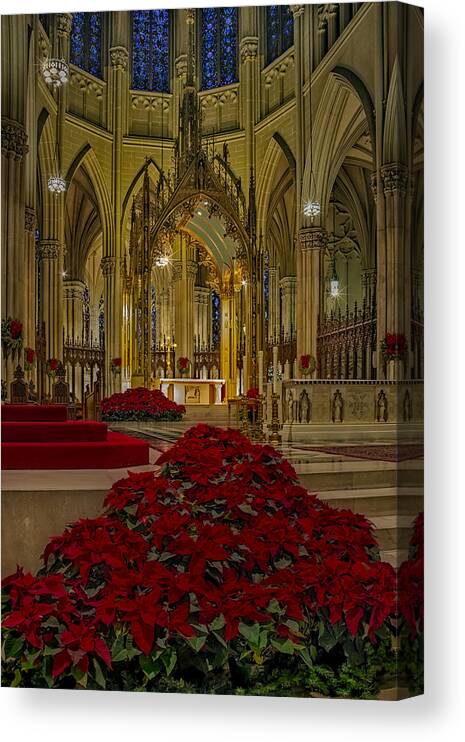 Saint Patrick's Cathedral Canvas Print featuring the photograph Saint Patricks Cathedral by Susan Candelario