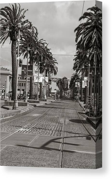 San Francisco Canvas Print featuring the photograph San Fransico Street by John McGraw
