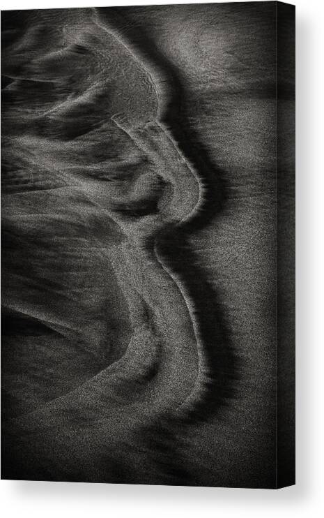 Sand Canvas Print featuring the photograph Sand Patterns 2 by Robert Woodward