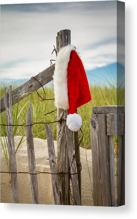 Brian Caldwell Canvas Print featuring the photograph Santa's Downtime by Brian Caldwell