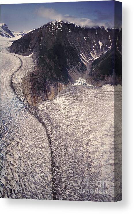 Sawyer Glacier Canvas Print featuring the photograph Sawyer Glacier by Ron Sanford