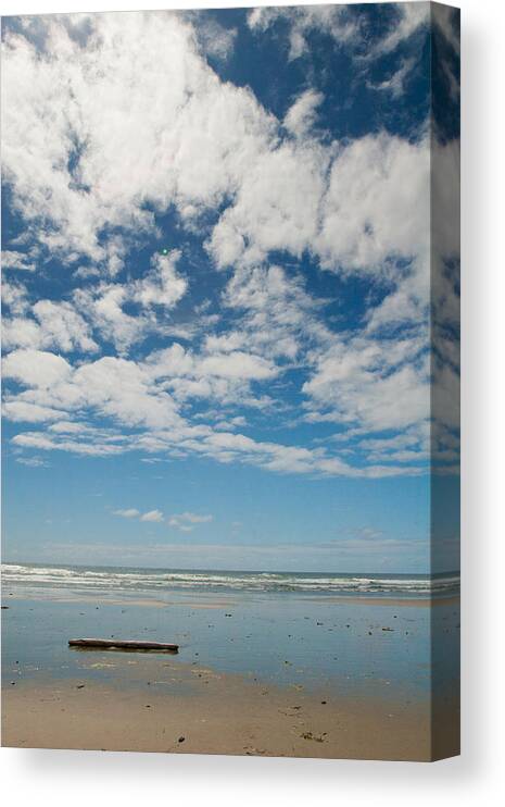 Ocean Canvas Print featuring the photograph Sea and Sky 2 by Lisa Chorny