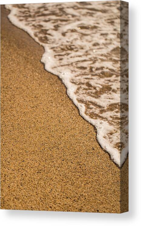 Surf Canvas Print featuring the photograph Sea Foam by Allan Morrison