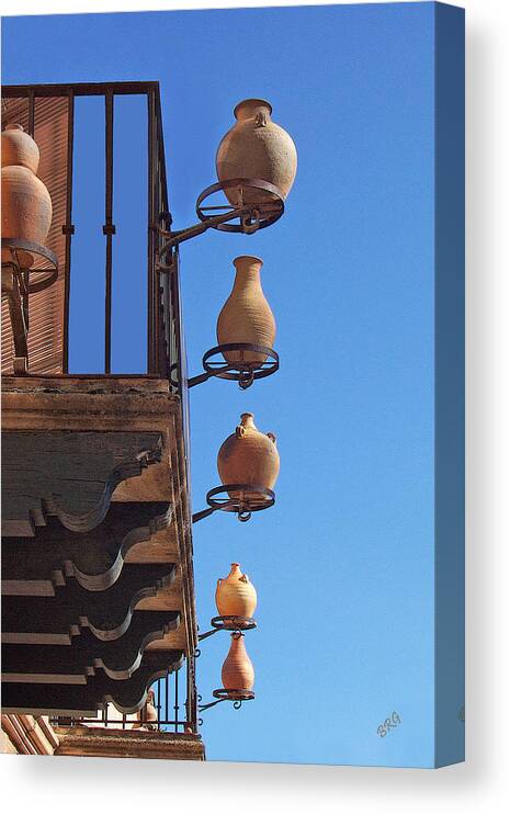 Pottery Canvas Print featuring the photograph Sedona Jugs by Ben and Raisa Gertsberg