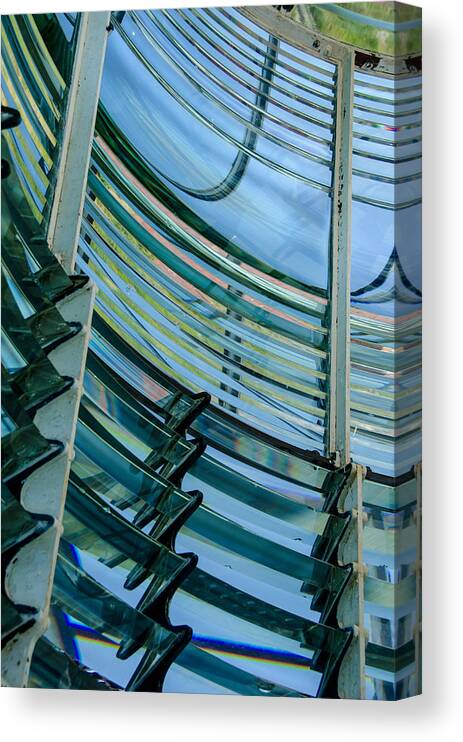 Fresnel Lens Canvas Print featuring the photograph Seguin Fresnel by Jennifer Kano