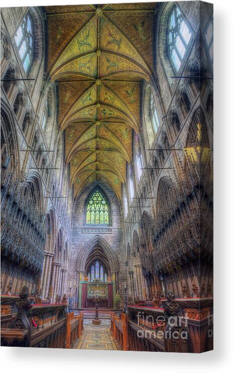 Church Canvas Print featuring the photograph Shining Faith by Ian Mitchell